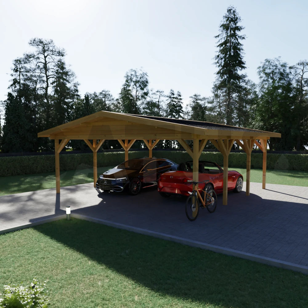 Carport 5.95×5.95 m