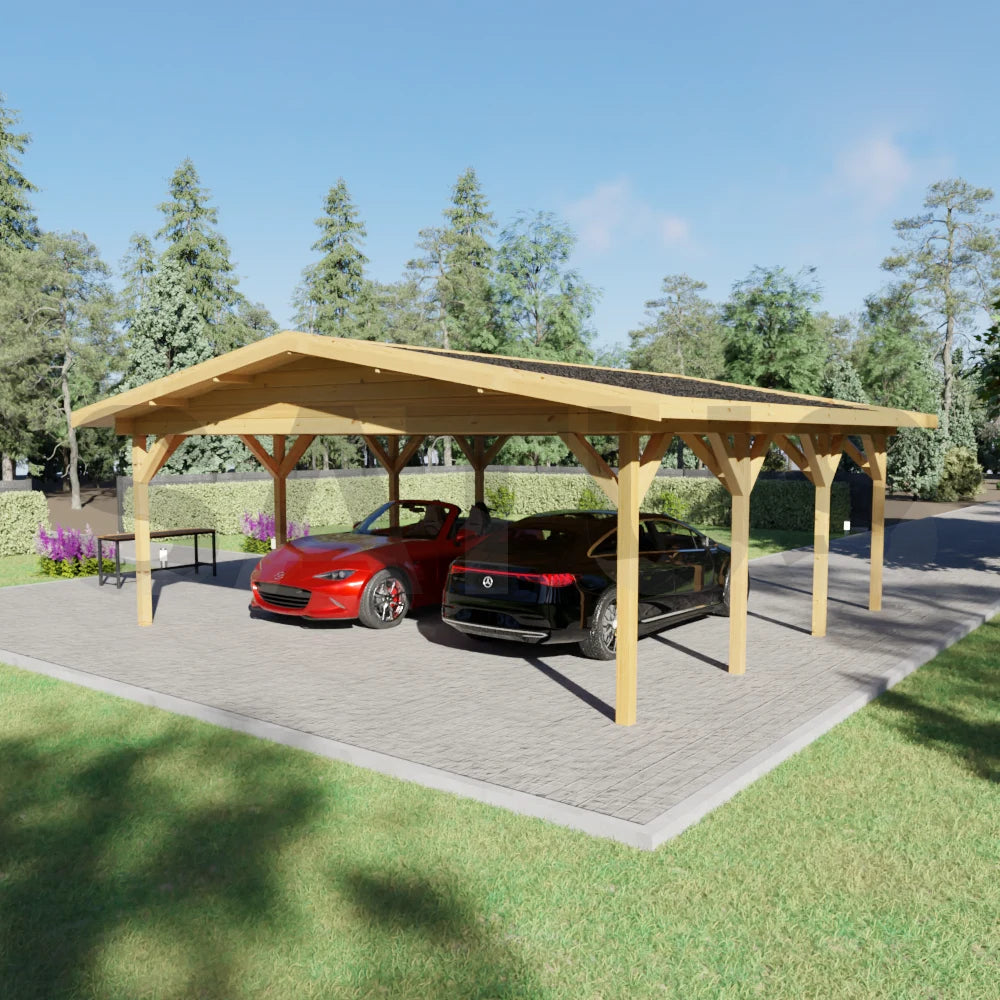 Carport 5.95×5.95 m