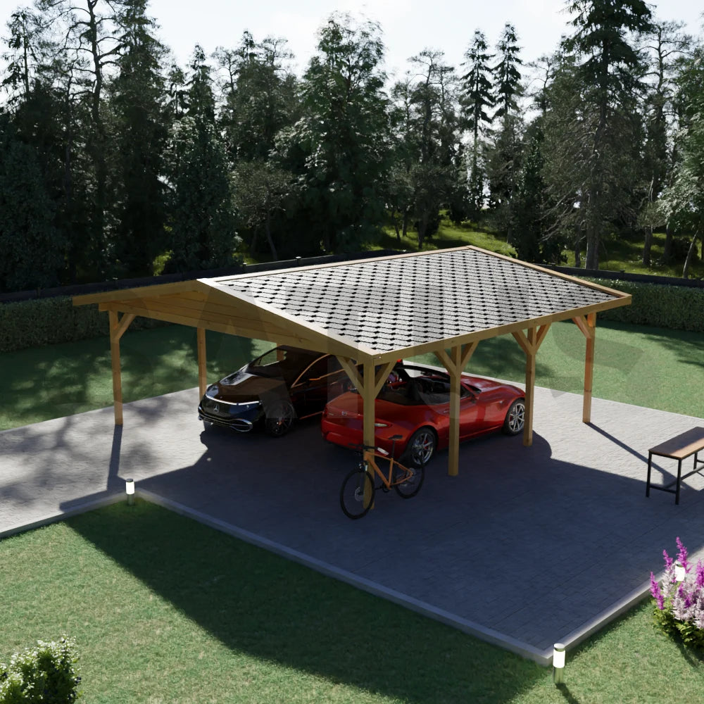 Carport 5.95×5.95 m